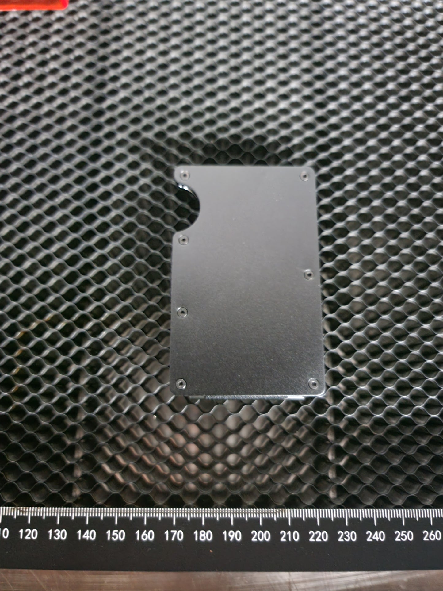 Aluminum minimalist wallet