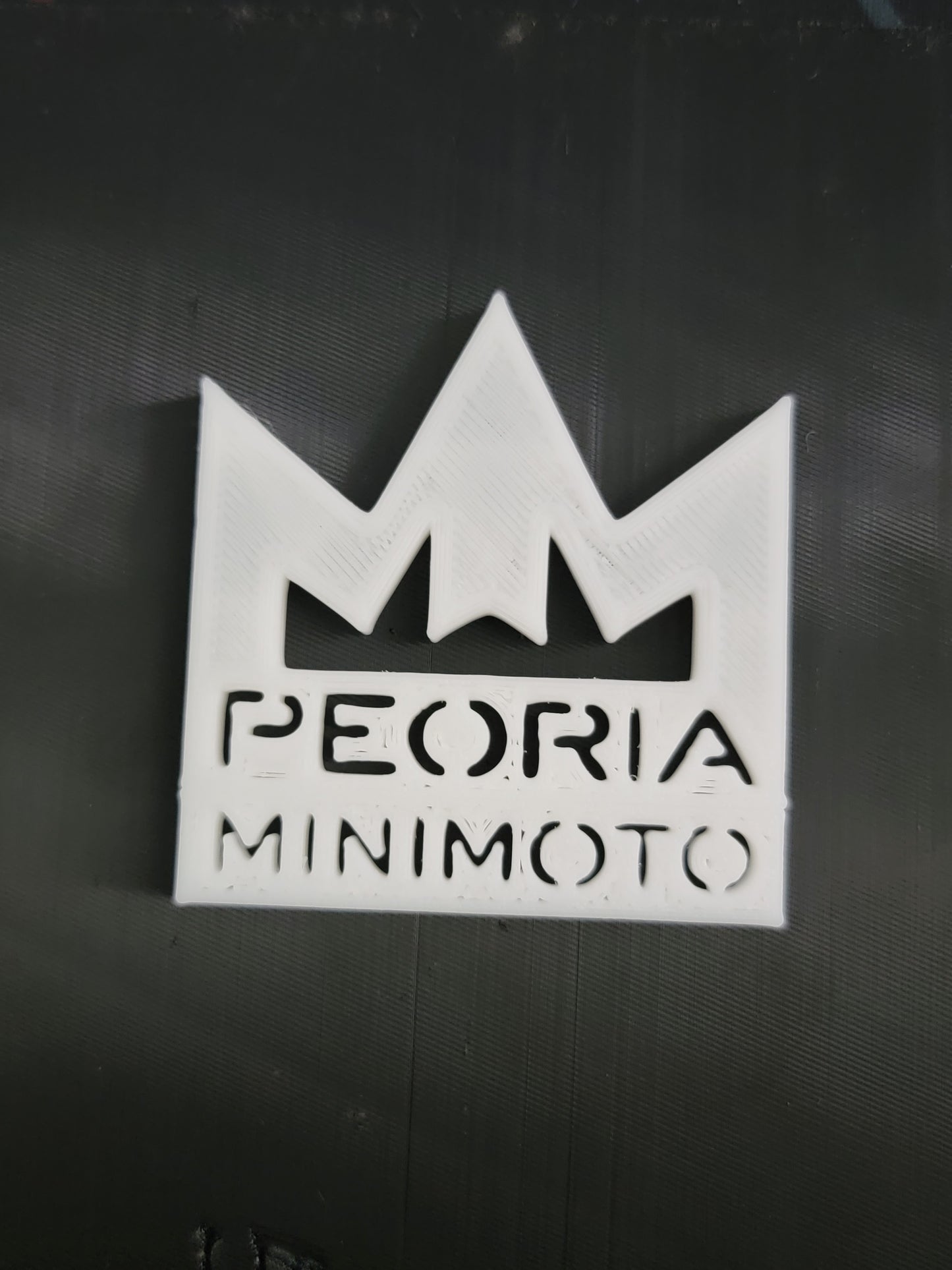 Peoria Mini Moto Keychain